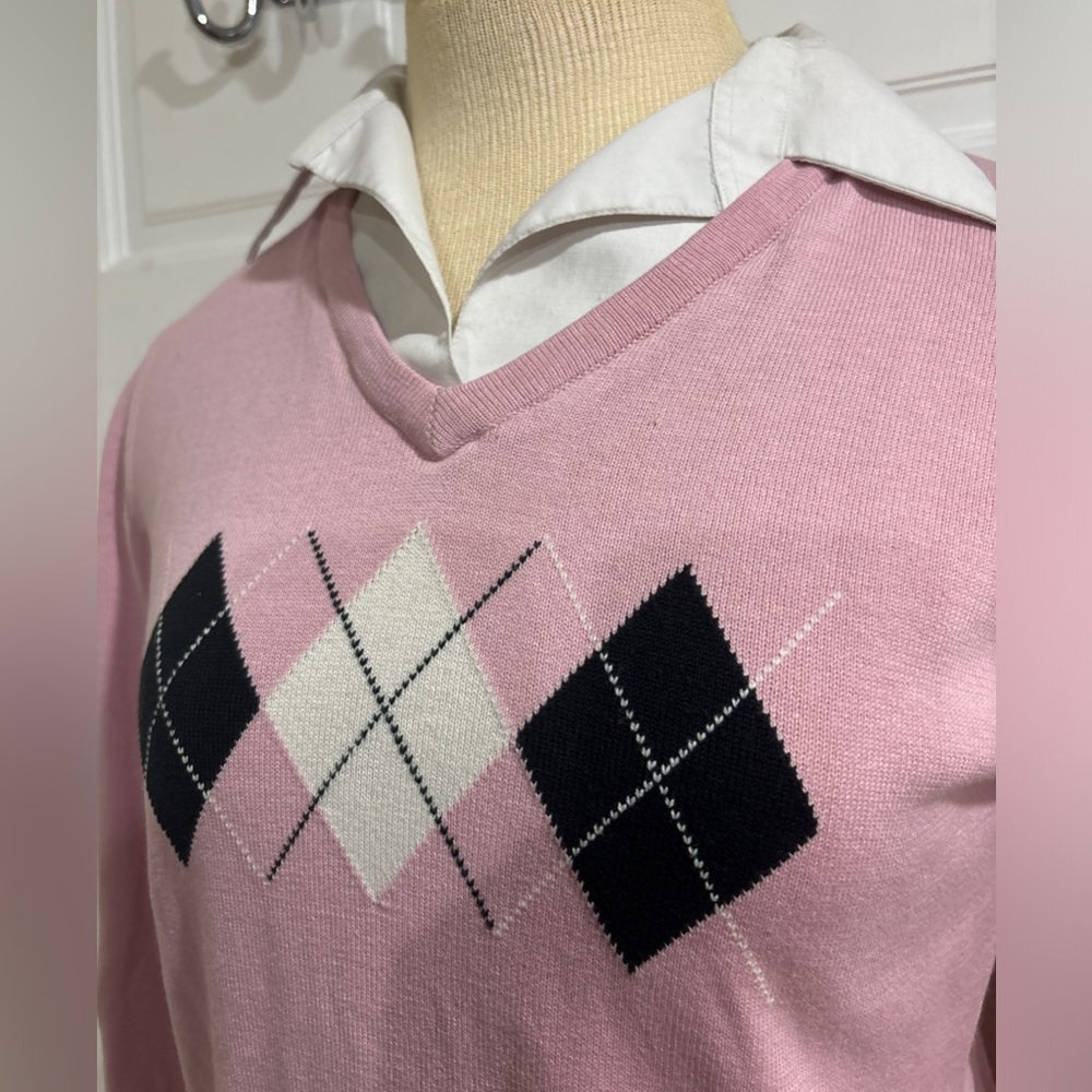 Pink layered shirt